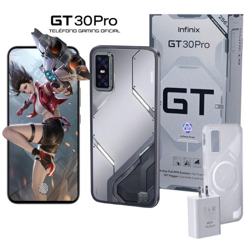 INFINIX GT 30 Pro 5G Gris 256GB 12+12GB RAM expandible 144 Hz 6.78" 1.5K+AMOLED