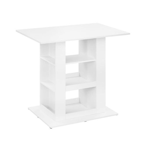 Mesa de Comedor con Estantes de Almacenamiento, Ahorro de Espacio para Cocinas, Comedores o Oficina Nomi