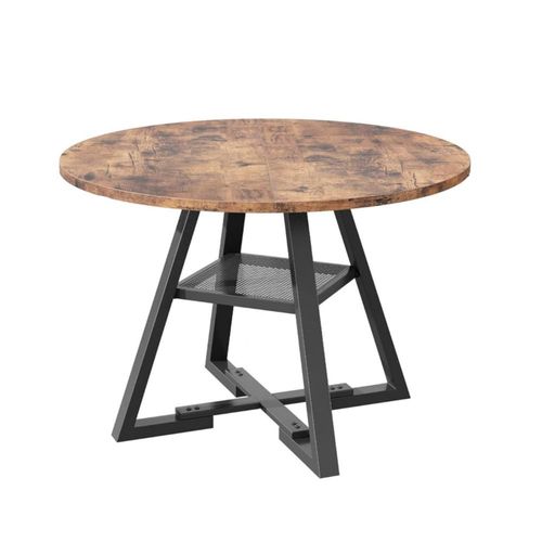 Mesa de Comedor Redonda Desayunador, Hogar, Oficina para 2-4 Personas 120 x 120 x 76 cm Maya