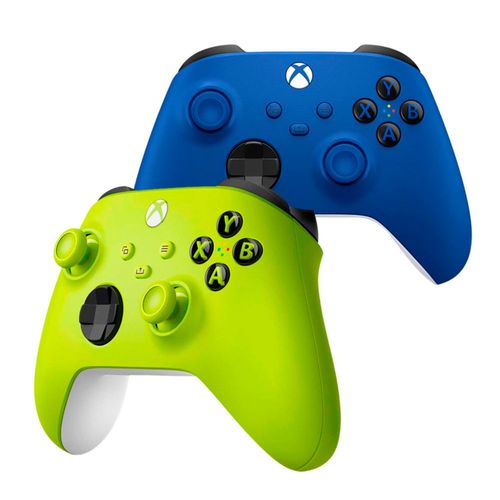 Combo Control Inalámbrico Xbox Verde + Azul