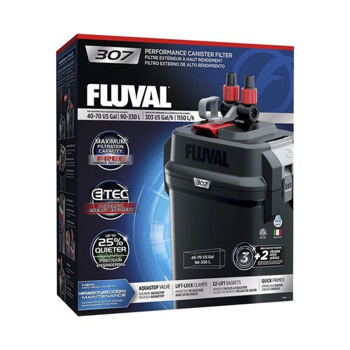 Filtro Externo Canister Fluval 307 Acuarios A446 Peces