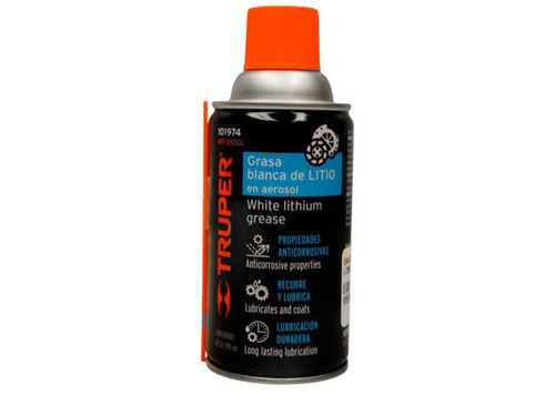 Grasa Blanca De Litio En Aerosol 295 Ml, Truper 101974