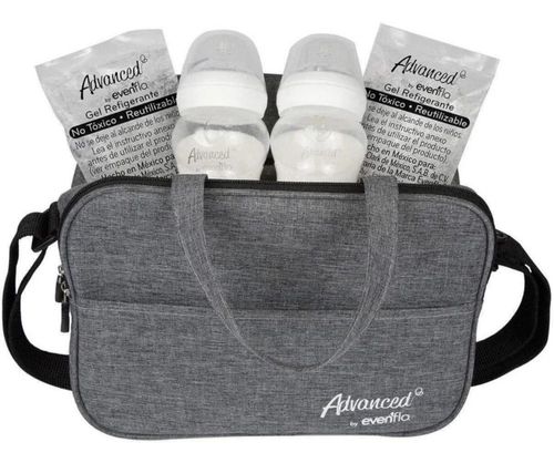Mochila Térmica Evenflo Advanced 2 Biberones 2 Hielo En Gel