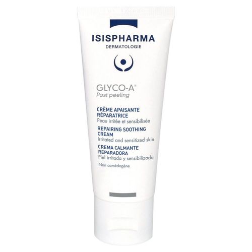 Isispharma glyco-A Post Peeling, Crema calmante reparadora para piel irritada y sensibilizada 40ml.