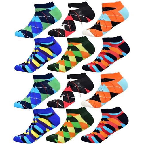Calcetas multicolor para todos MXLGO-002 GeoColors04 Calcetas de figuras originales