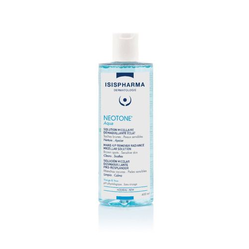 Isispharma Neotone Aqua Solución micelar Desmaquillante para piel sensible y pigmentada 400 ml