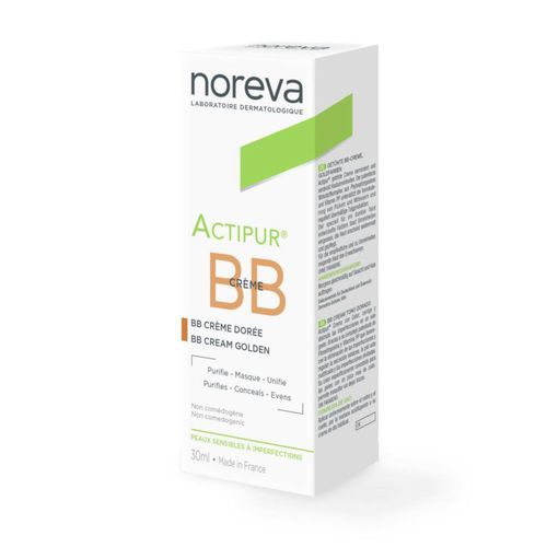 Noreva Actipur Crema para Piel Grasa Color Dorado 30 ml