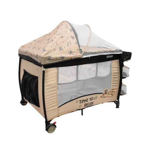 Cuna Corral Colecho De Viaje Stitch Con Toldo Mosquitero Ruedas