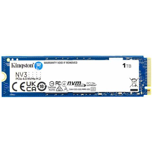 Unidad de estado solido ssd m.2 1tb kingston nvme pcie 4.0 6000/4000 mb/s snv3s/