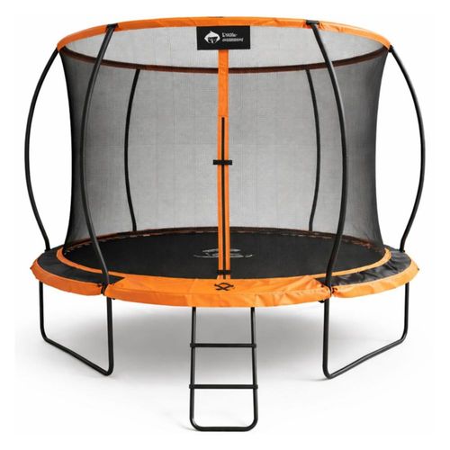 Trampolín Brincolin 12ft Little Monkey Pumpkin 36m Cama Elástica Uso Rudo Exterior Estructura Reforzada Malla de Seguridad Ideal Niños y Adultos