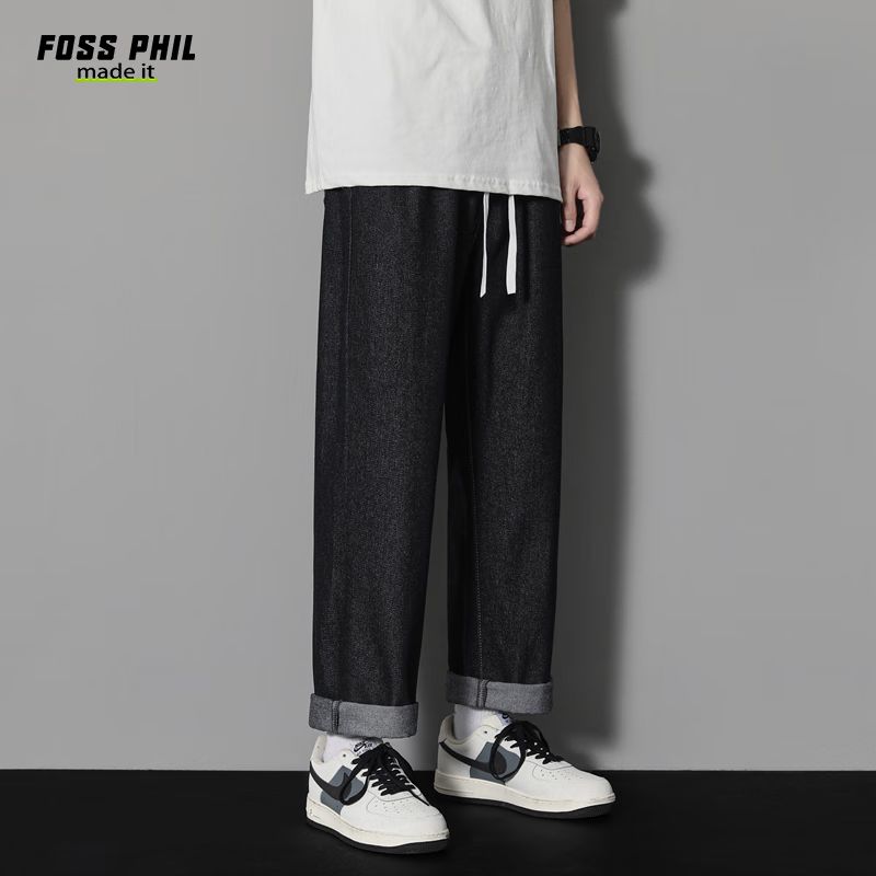 Jeans Foss Phil Negros corte recto para hombre