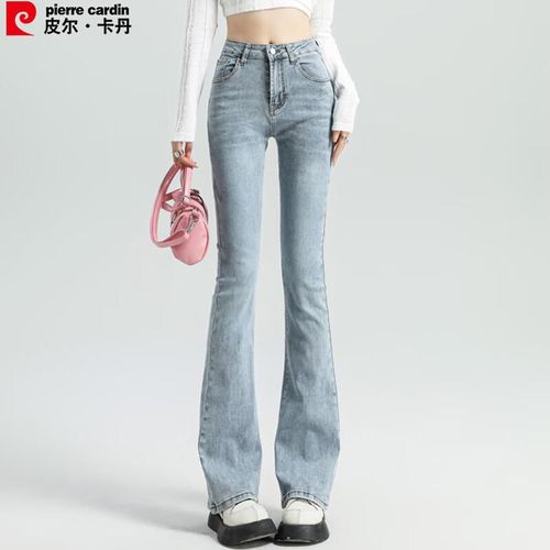 Jeans Pierre Cardin slim azul claro para mujer