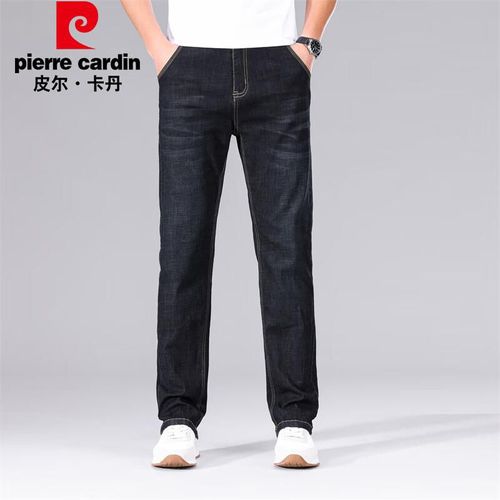 Jeans Pierre Cardin Corte Recto Negro Hombre