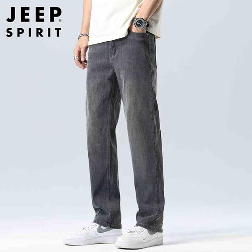 Jeans JEEP SPIRIT Cargo Pierna Ancha Azul Hombre