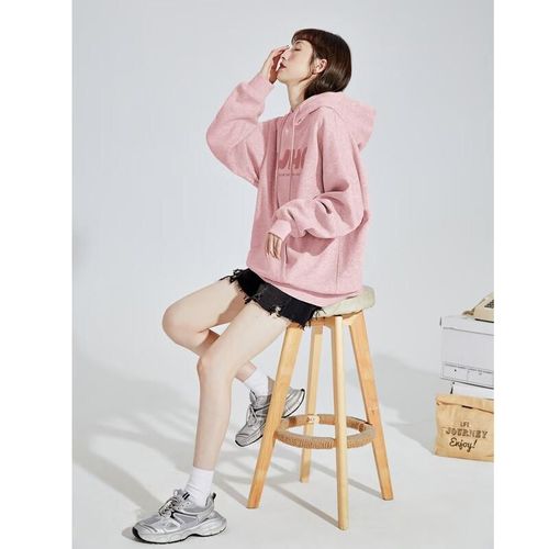 Sudadera TonLion Rosa forrada para mujer