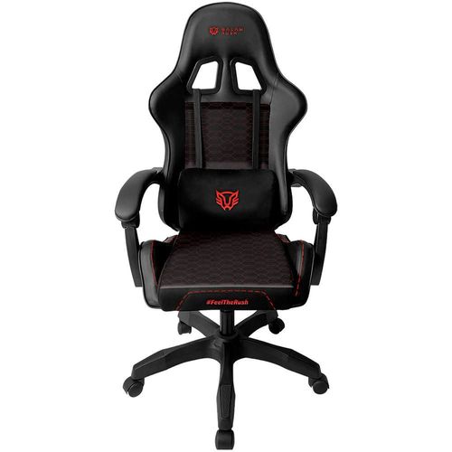 Silla gamer balam rush power rush v2 ergonomica reclinable 135° 120kg negro /roj