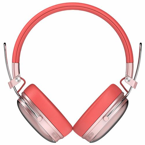 Audifonos diadema inalambrica acteck hp710 microfono salmon