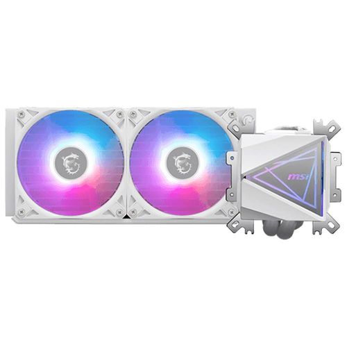 Enfriamiento liquido msi mag coreliquid i240 white argb pwm 3400rpm lga 1700 am5