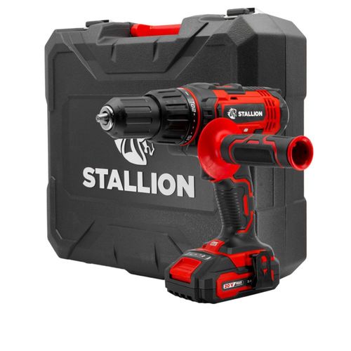 Taladro Inalámbrico de Impacto Stallion Stcib-20 20V con Brocas y Puntas