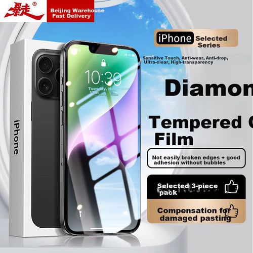 Protector de pantalla para iPhone 14 de vidrio templado