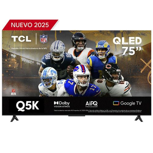 Pantalla QLED TCL 75 Pulgadas 4K Smart 75Q5K