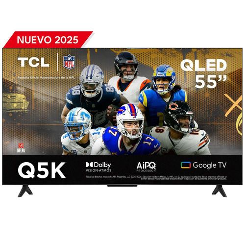 Pantalla QLED TCL 55 Pulgadas 4K Smart 55Q5K