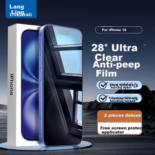 Protector de pantalla para iPhone 16/15 de vidrio templado