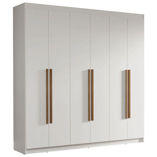 Ropero Closet Madesa Venus 6 Puertas 180cm Color Blanco 1