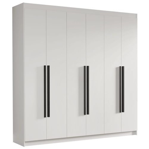 Ropero Closet Madesa Venus 6 Puertas 180cm Color Blanco 2