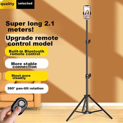 Soporte de piso para celular Stiger trípode 68-210 cm