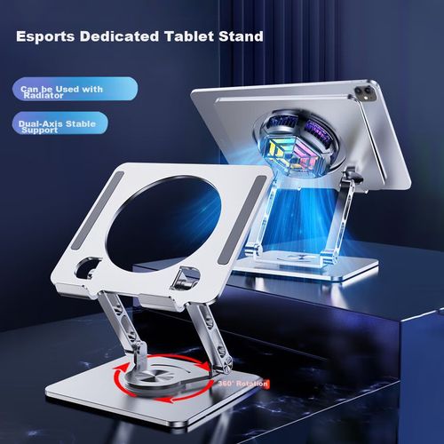 Soporte para tablet Meidu plegable metálico rotación 360°
