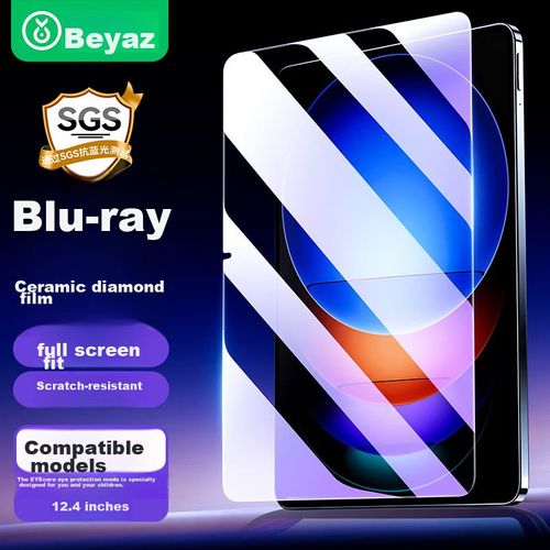 Protector vidrio templado BIAZE Xiaomi Pad 7S Pro 6S Pro 12.4 12.5 pulgadas luz azul