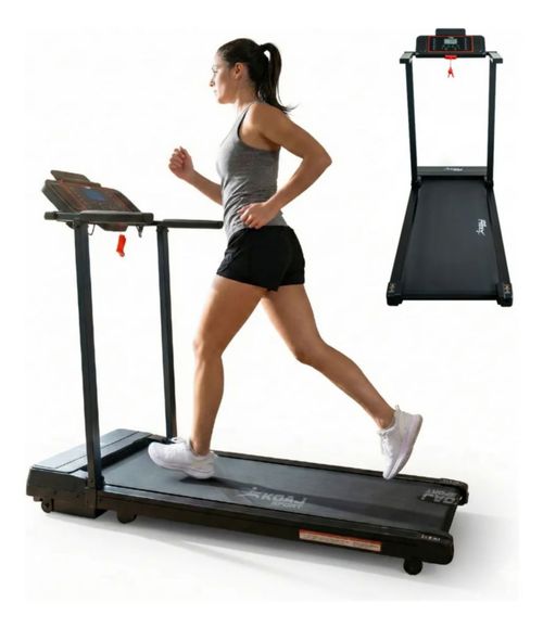 Caminadora Eléctrica 1.5hp Pantalla Led Plegable 10 Km 100kg Negro