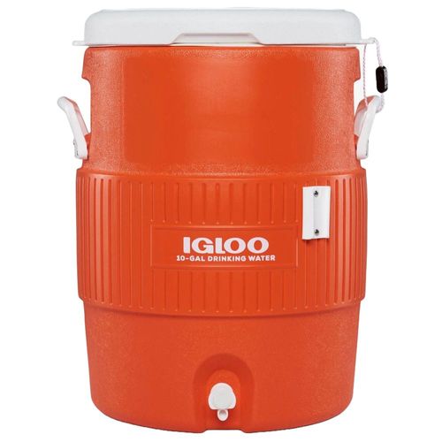 Termo 5 galones 19 litros naranja seat top igloo