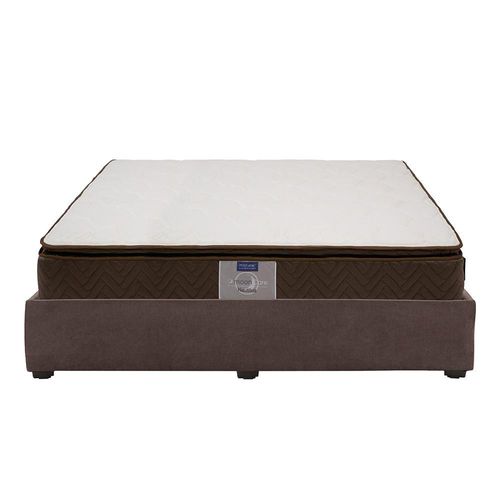 Colchon King Size Restonic Nautilus Cafe+ Base Cama CDZ