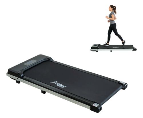 Caminadora Eléctrica 6km Portátil Con Control Remoto 1.85hp Negro