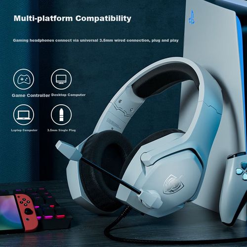 Audífonos Gamer KOTION EACH H4 Gris