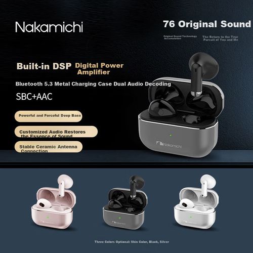 Audífonos Bluetooth Nakamichi Alloy Pods