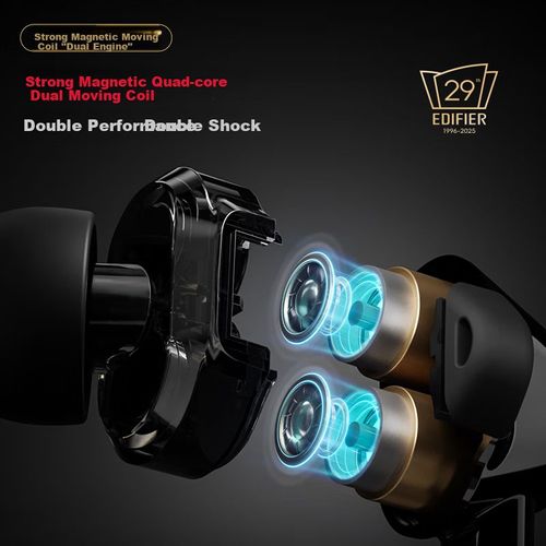 Audífonos EDIFIER Double Engine Cable Tipo C