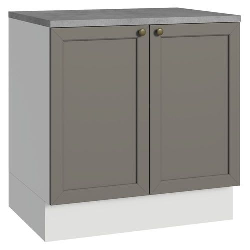 Gabinete Bajo Cocina Madesa Vik 80cm Con Encimera BG
