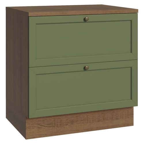 Gabinete Bajo Cocina Madesa Vik 80cm Con 2 Cajones MV