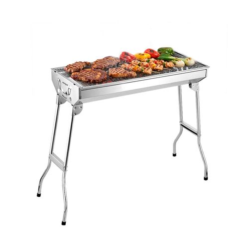 Asador de carbón portátil, Acero inoxidable 72 cm EUROGAR EUACP01G