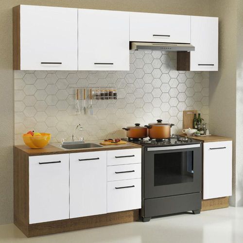 Cocina Integral Completa Modular Madesa Luna 240cm BM 04