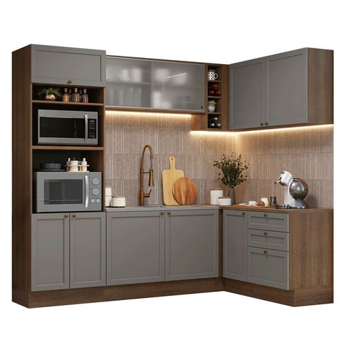 Cocina Integral Completa Modular Madesa Vik 399cm MG