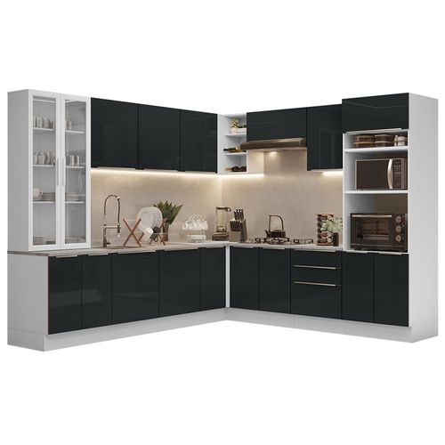 Cocina Integral Completa Modular Madesa Lux 566cm BN