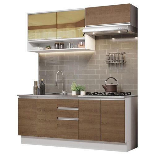 Cocina Integral Completa Modular Madesa Glamy Con Tarja BM 2
