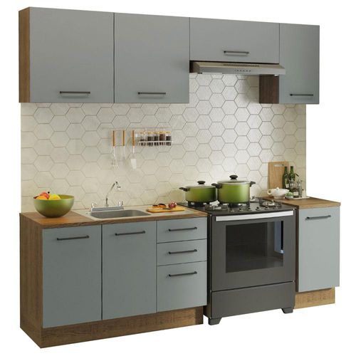 Cocina Integral Completa Modular Madesa Agata 240cm MG 03