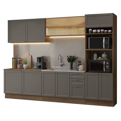 Cocina Integral Completa Modular Madesa Vik 310cm MG 01