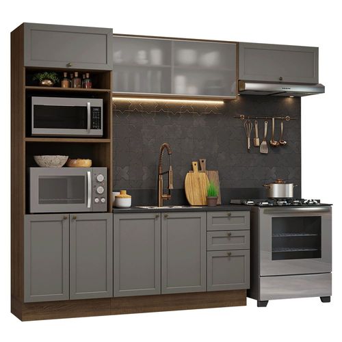 Cocina Integral Completa Modular Madesa Vik 270cm MG 03