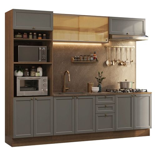 Cocina Integral Completa Modular Madesa Vik 270cm MG 06